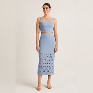 ✨ Stride by MIMAYAN Light Blue Knit Sweater – Brand New with Tag ✨